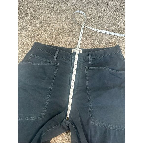 Nili Lotah Shon Pant Carbon Gray Women’s 10 curved silhouette baggy twill boho - Picture 9 of 16